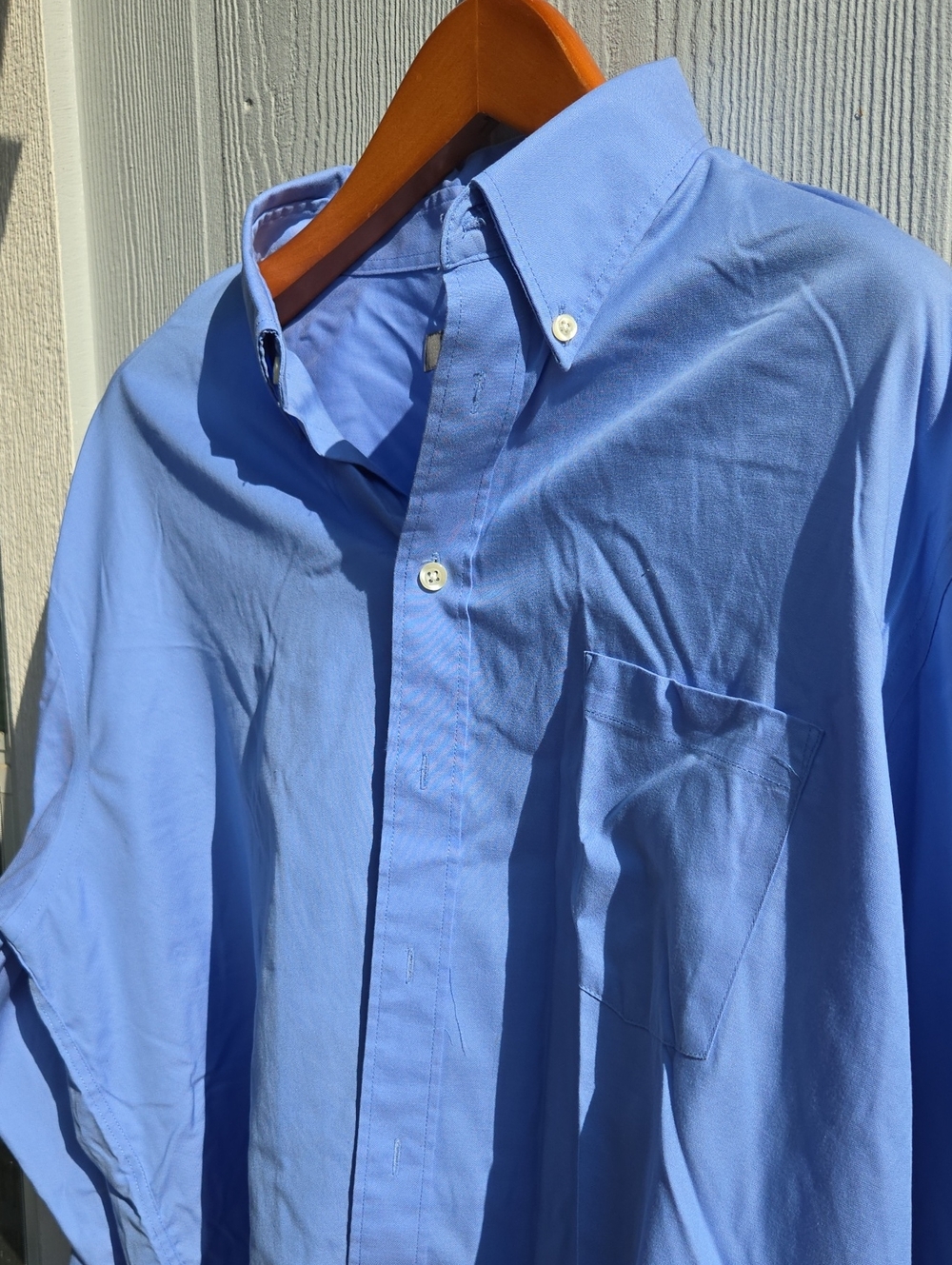 Kenneth Cole | Reaction Men's Blue Button-Down Dress Shirt (Size 2XL/XXL)
